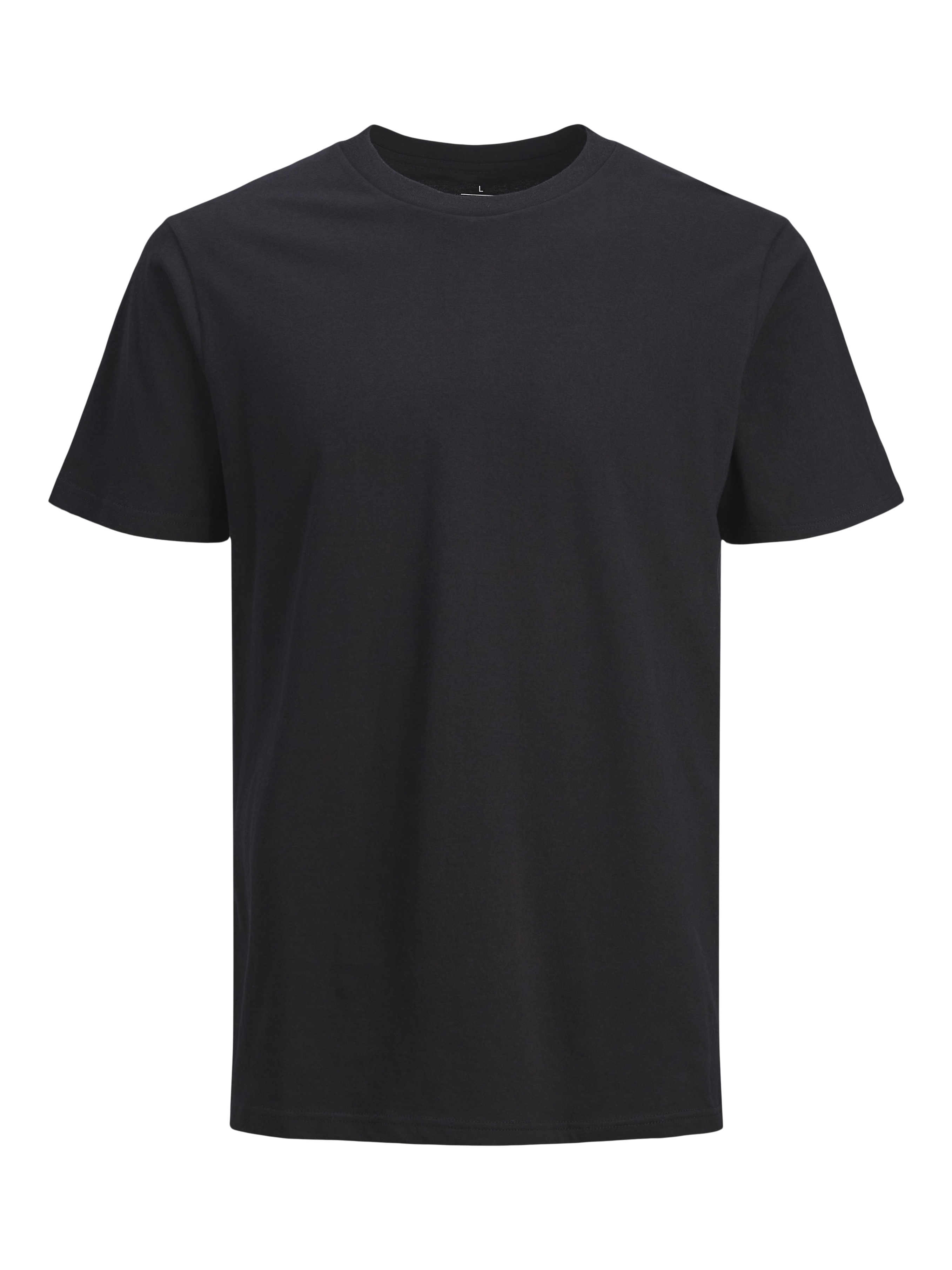 Plain black t shirt front and back v neck online