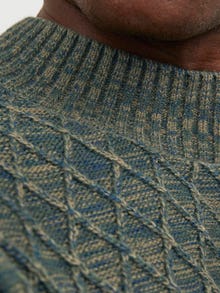 Jack & Jones Gładki Sweter z dzianiny z okrągłym dekoltem -Green Gables - 12248127