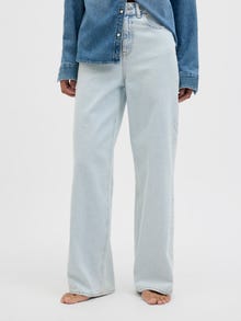 JJXX JXTOKYO WIDE HW JEANS R6084 DNM LN -Light Blue Denim - 12248130