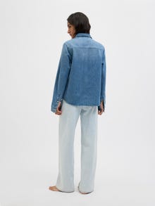 JJXX JXTOKYO WIDE HW JEANS R6084 DNM LN -Light Blue Denim - 12248130