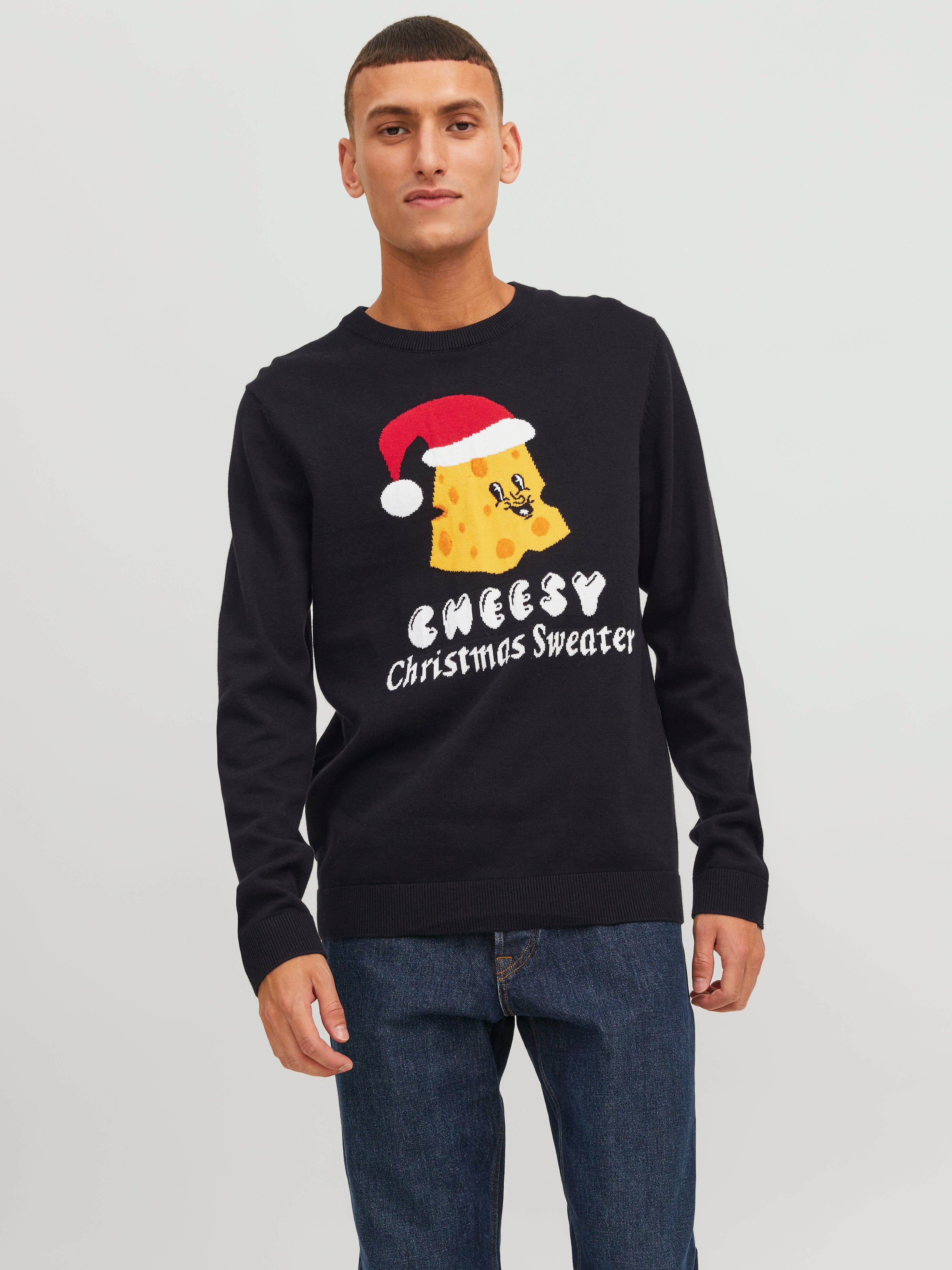 Jack & Jones X-mas Crew Neck Jumper - 12248141