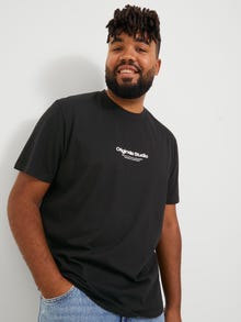 Jack & Jones Plus Size Gedrukt T-shirts -Black - 12248177
