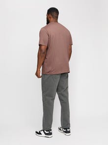 Jack & Jones Plus Size Camiseta Estampado -Deep Taupe - 12248177