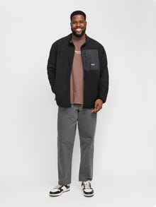 Jack & Jones Plus Size Camiseta Estampado -Deep Taupe - 12248177