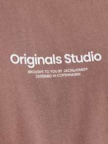 Jack & Jones Plus Size Camiseta Estampado -Deep Taupe - 12248177