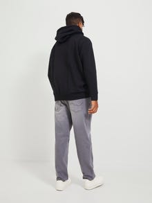 Jack & Jones Plus Size Sweat à capuche zippé Imprimé -Black - 12248197