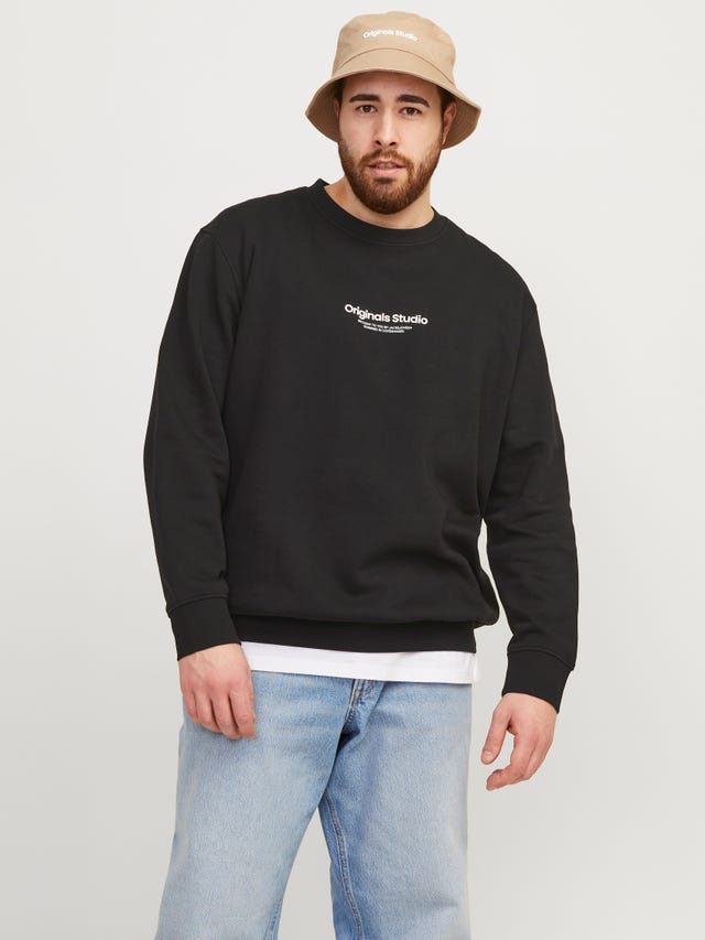 Jack & Jones Plus Size Gedruckt Sweatshirt mit Rundhals - 12248198