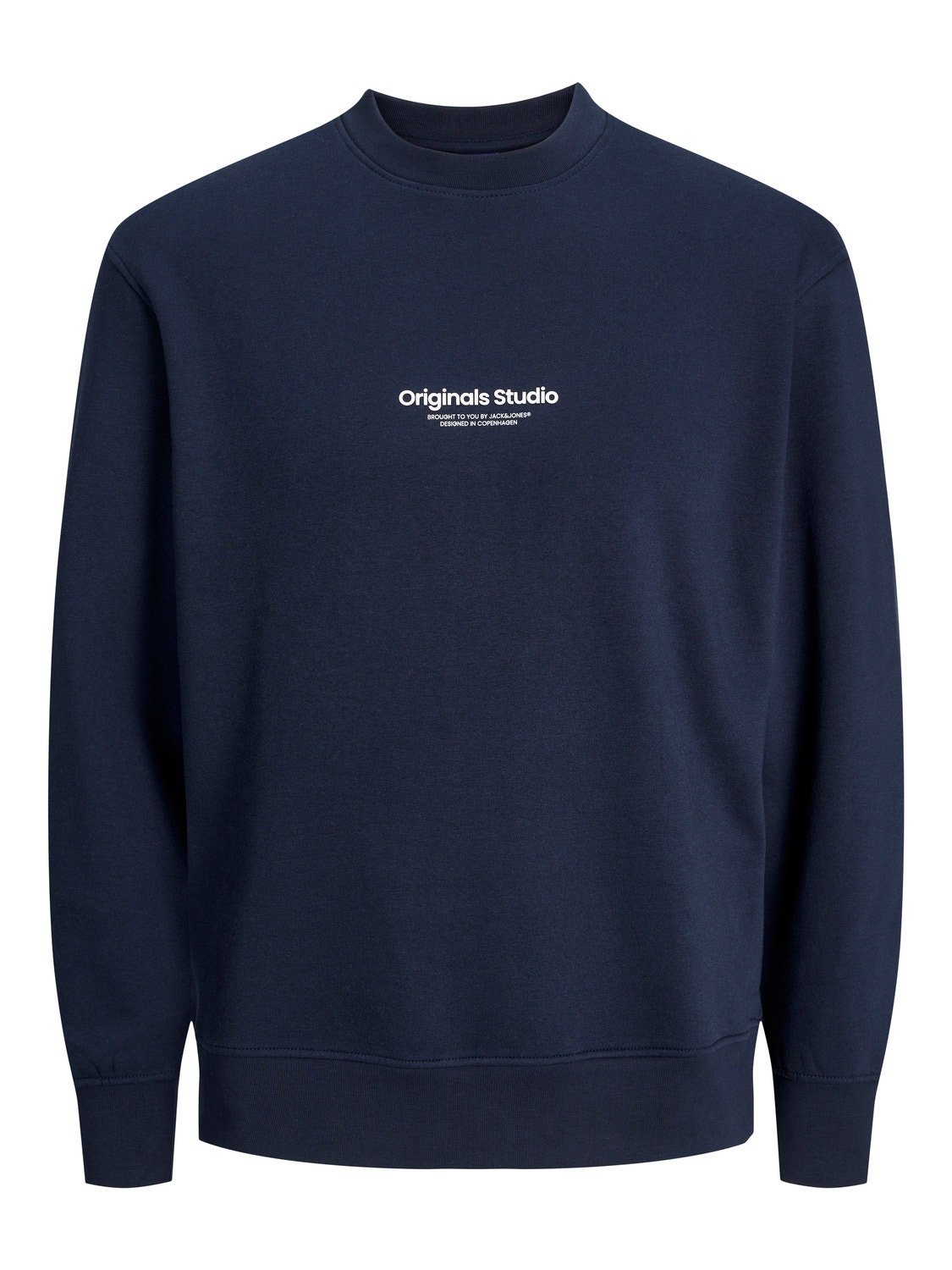 Jack & Jones Plus Size Printet Sweatshirt med rund hals -Sky Captain - 12248198
