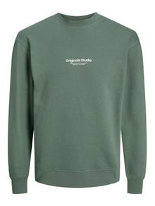 Jack & Jones Plus Size Bedrukt Sweatshirt met ronde hals -Laurel Wreath - 12248198