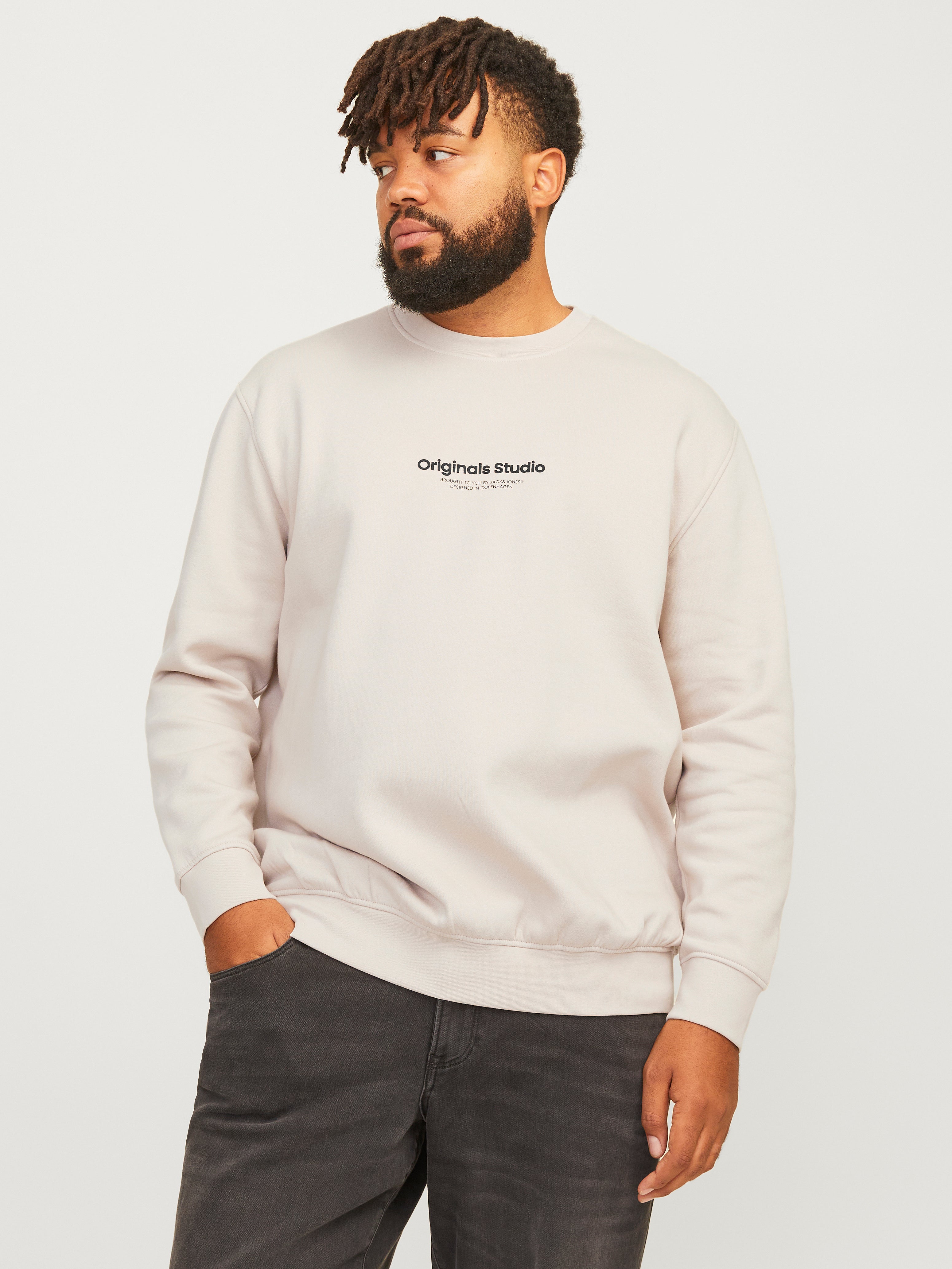 Plus Gedruckt Sweatshirt