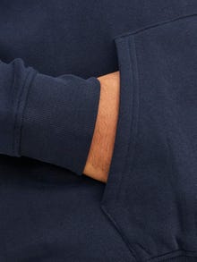 Jack & Jones Plus Size Logo Hoodie -Navy Blazer - 12248208
