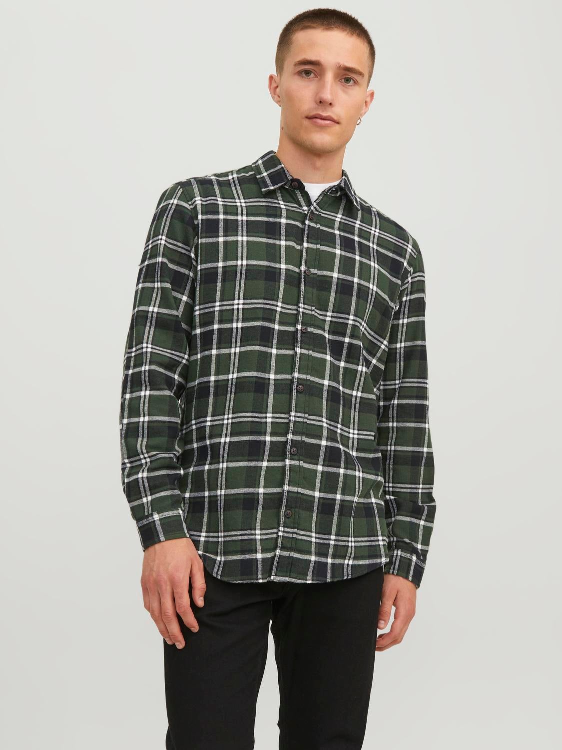 Black, White & More Men's Shirts | JACK & JONES