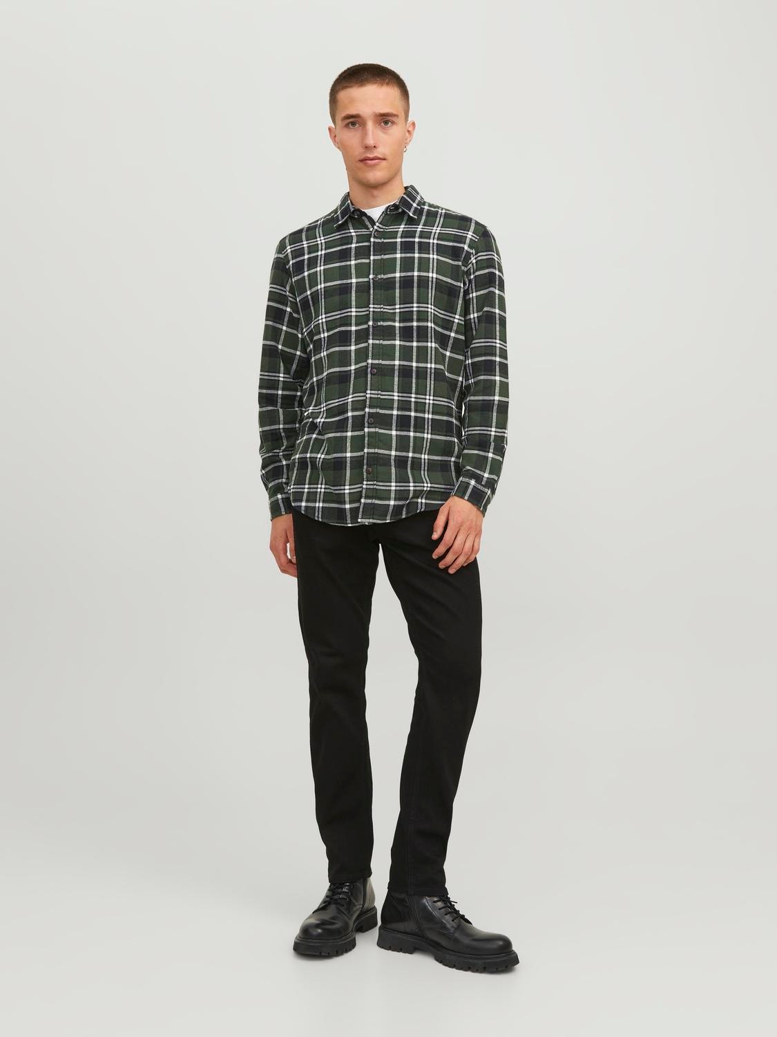 Jack & Jones 2 Slim Fit Ruuduline särk -Mountain View - 12248230