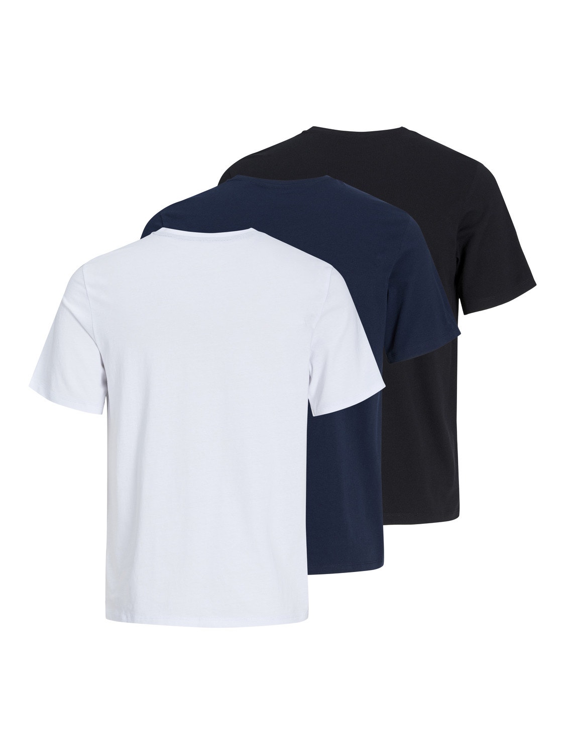 Jack & Jones 3-pack Logo Ronde hals T-shirt -Black - 12248249