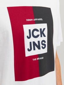 Jack & Jones 3-pakk Logo Ümmargune kaelus T-särk -Black - 12248249