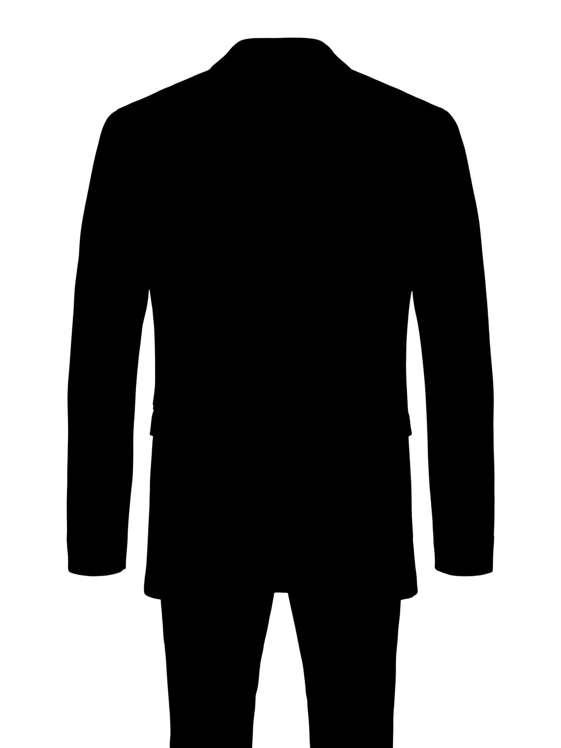 Jack & Jones Plus Size Slim Fit Kostym -Black - 12248285