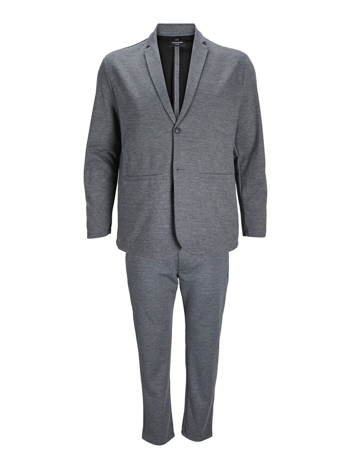 Jack & Jones Plus Slim Fit Suit -Grey Melange - 12248285