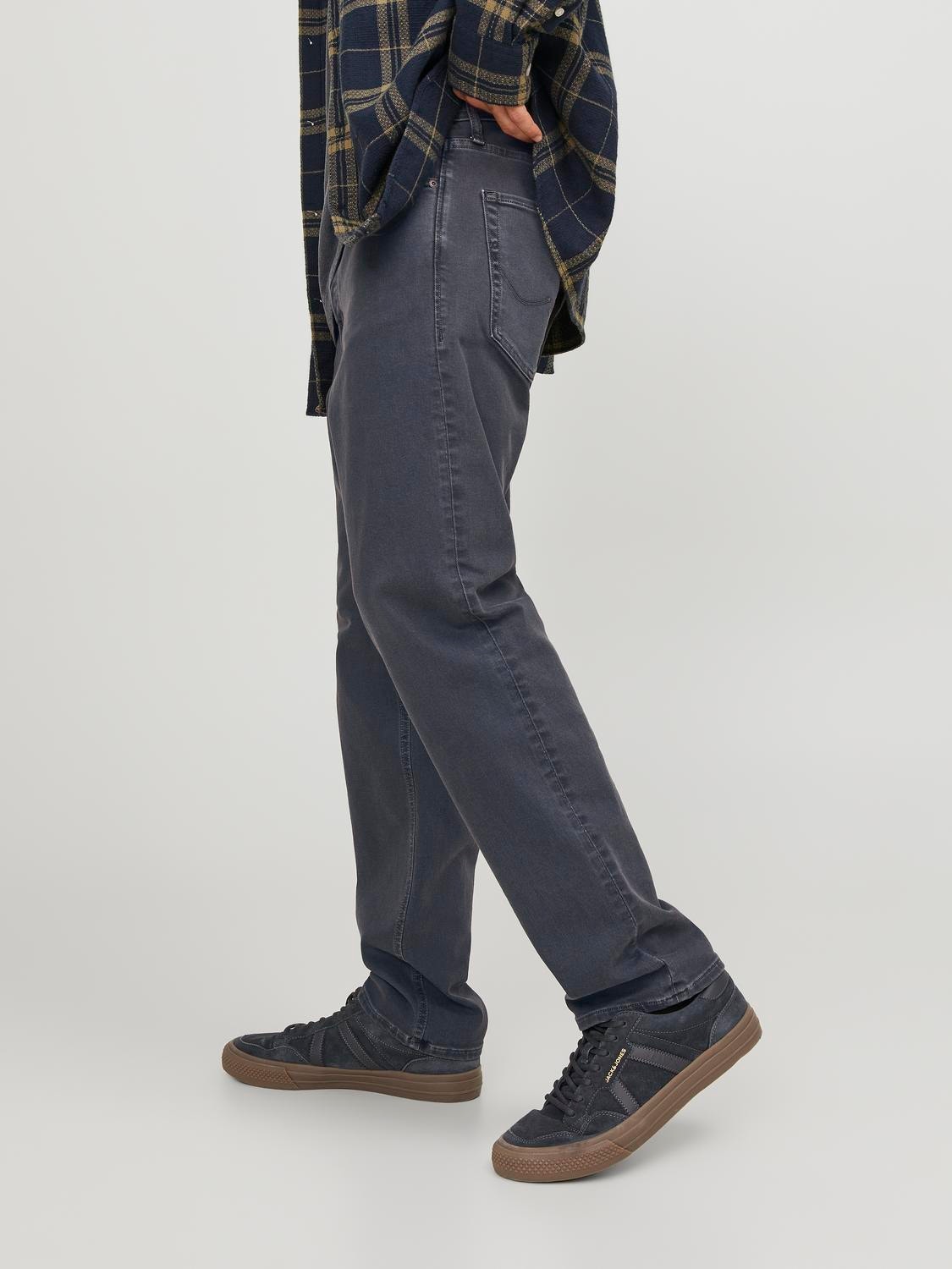 Jack & Jones JJIMIKE JJORIGINAL AM 405 BF Jeans Tapered Fit -Asphalt - 12248319