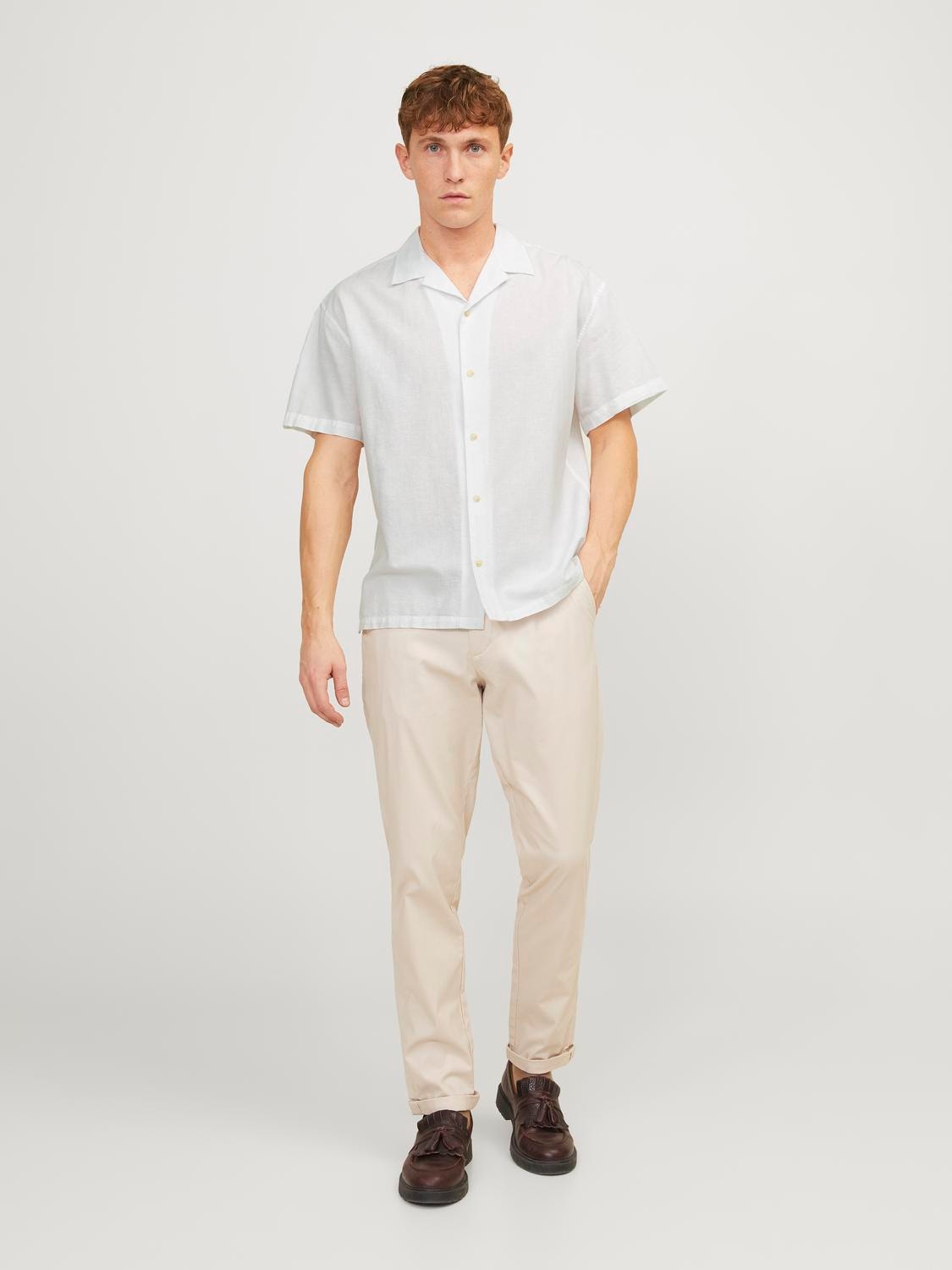 Jack & Jones Relaxed Fit Ing -White - 12248382