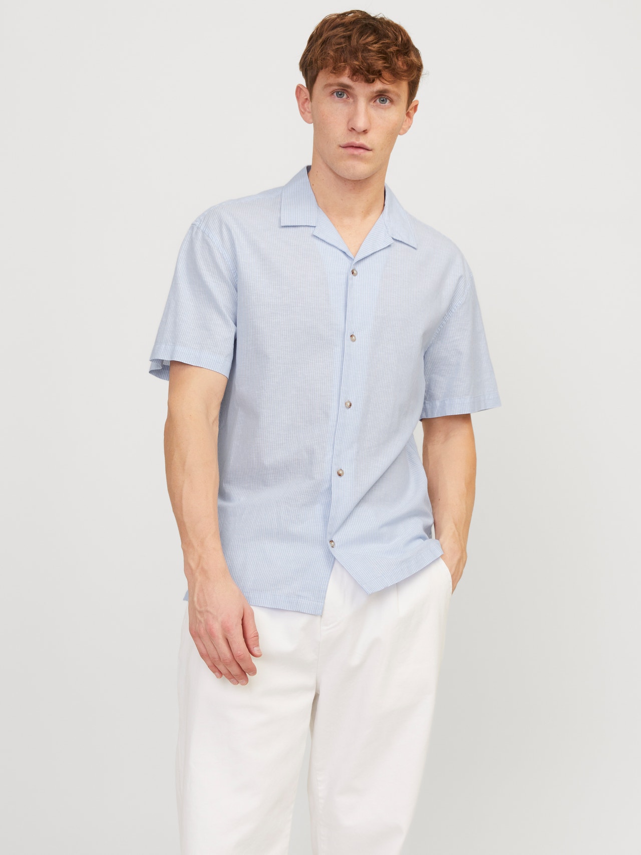 Jack & Jones Camicia Relaxed Fit -Cashmere Blue - 12248382