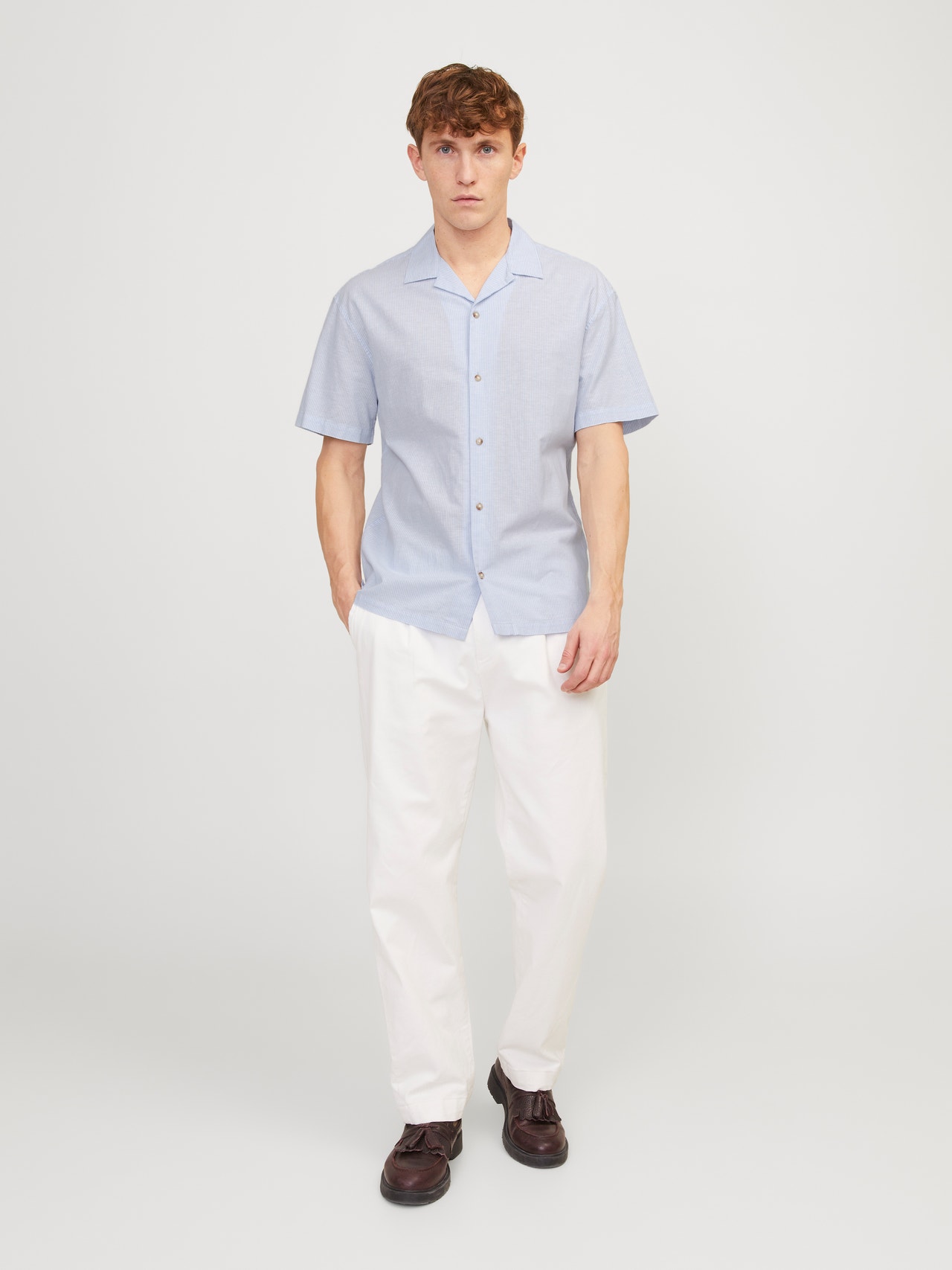 Jack & Jones Camicia Relaxed Fit -Cashmere Blue - 12248382