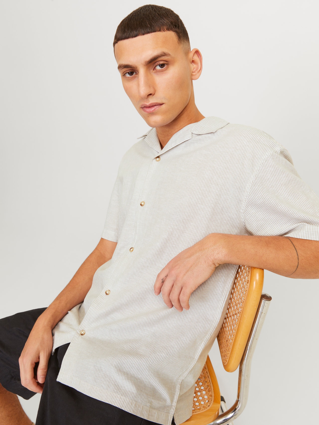 Jack & Jones Relaxed Fit Hemd -Crockery - 12248382