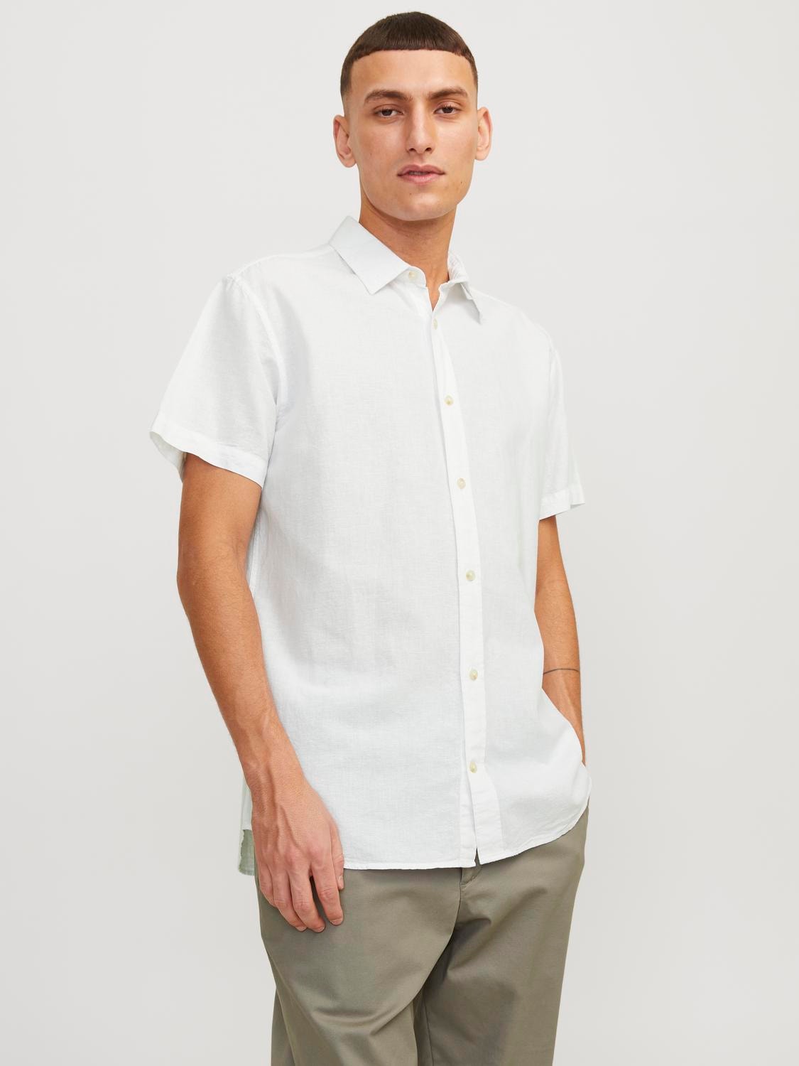 Jack & Jones Comfort Fit Marškiniai -White - 12248383