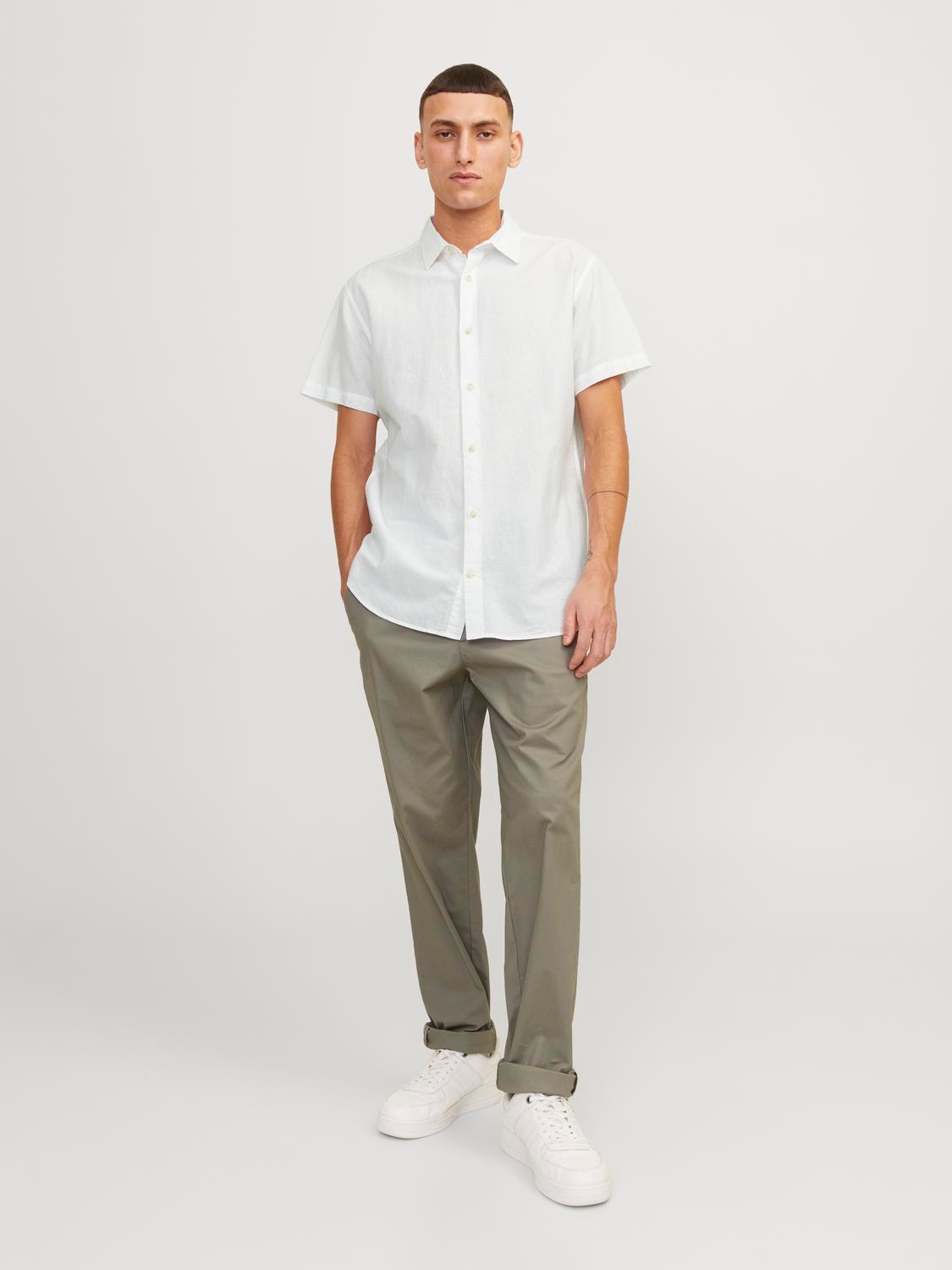 Jack & Jones Camisa Comfort Fit -White - 12248383