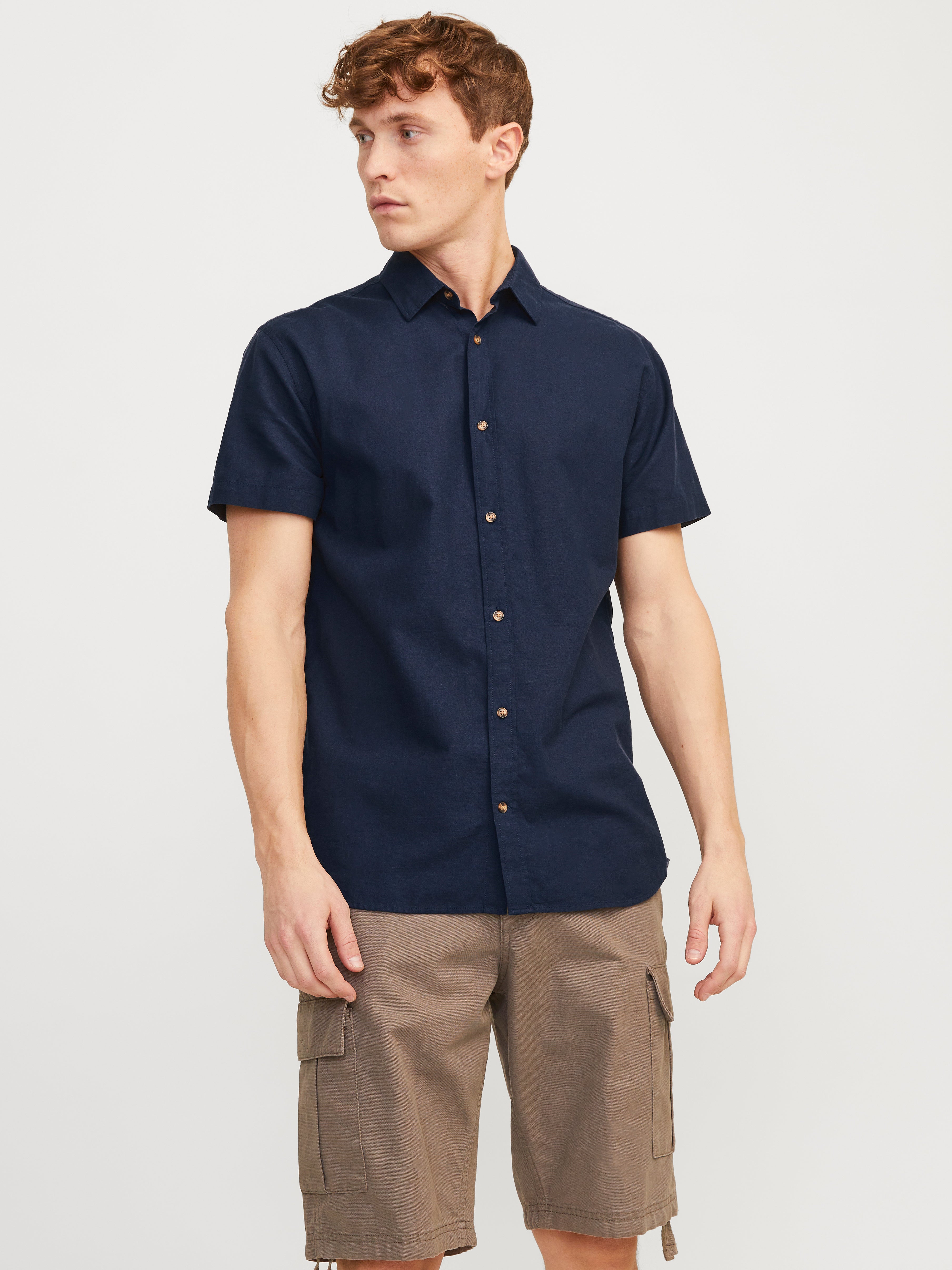 Jack & Jones Comfort Fit Shirt -Navy Blazer - 12248383
