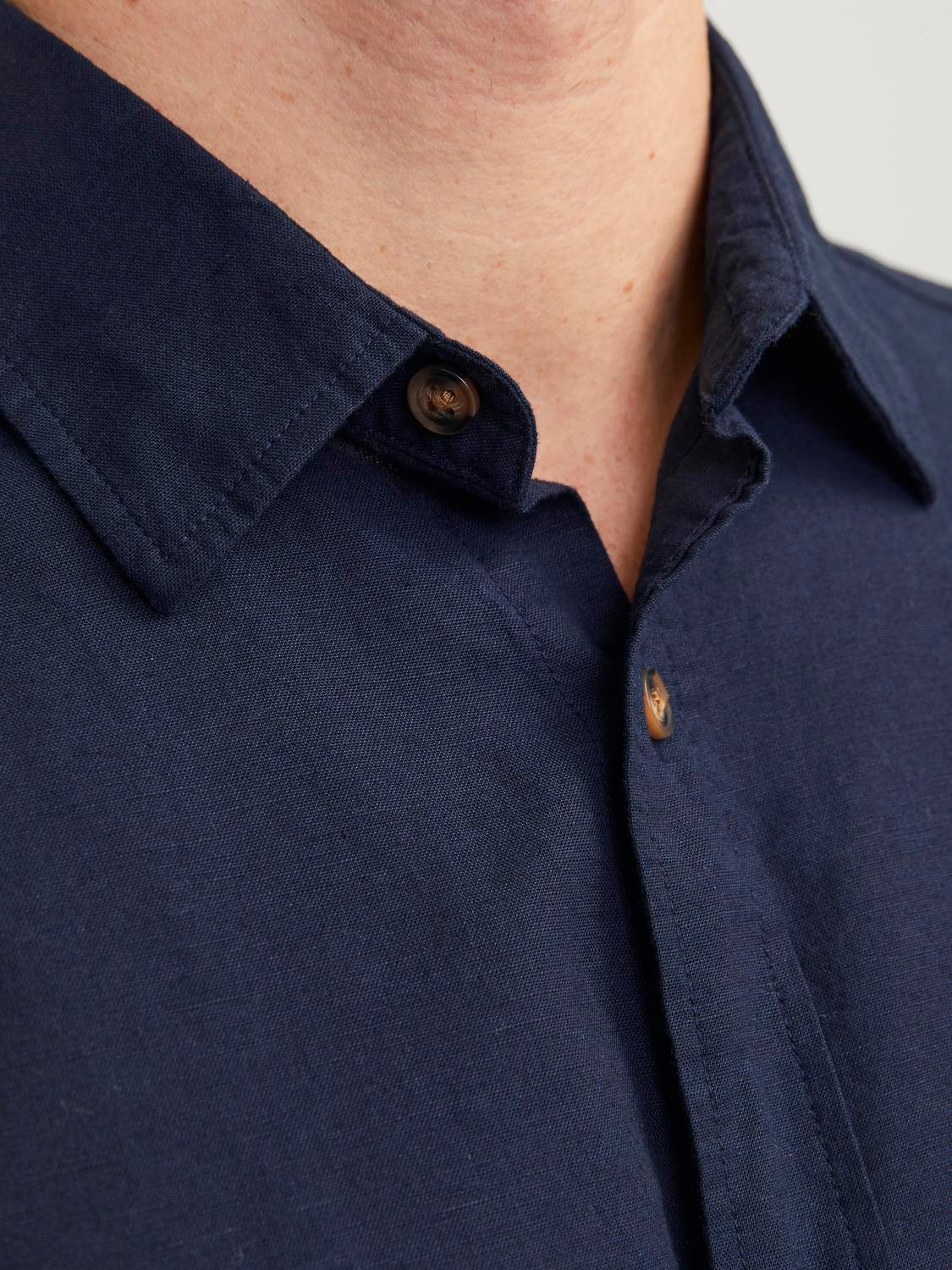 Jack & Jones Comfort Fit Shirt -Navy Blazer - 12248383