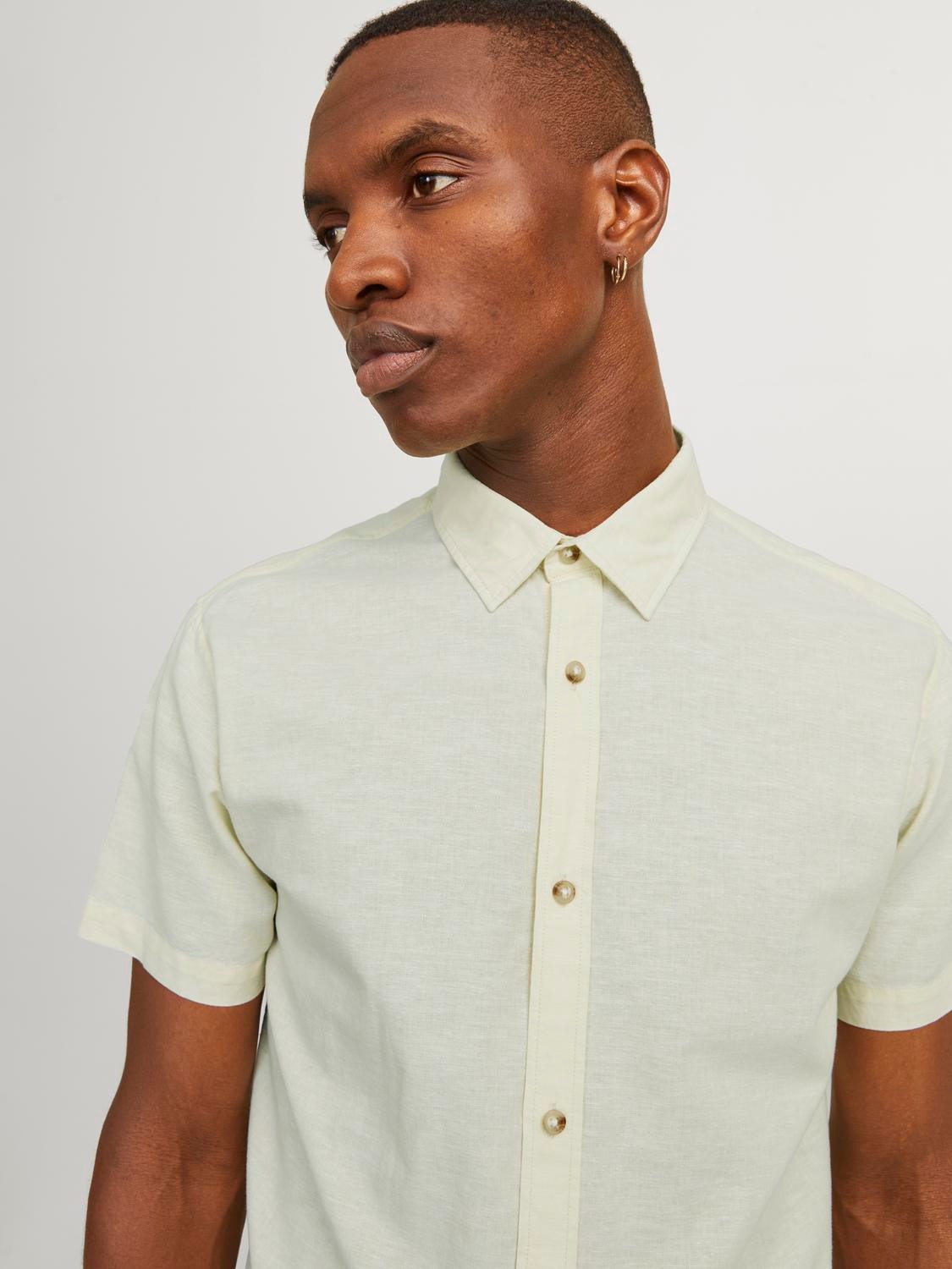 Jack & Jones Camicia Comfort Fit -French Vanilla - 12248383