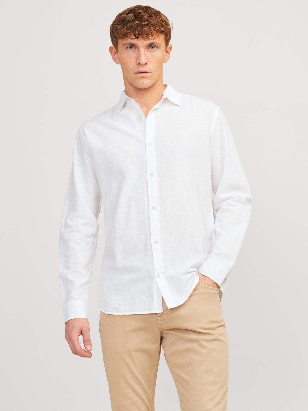 Jack & Jones Comfort Fit Marškiniai -White - 12248384