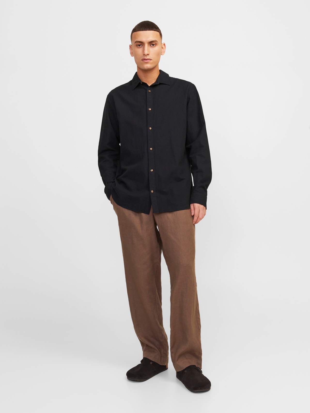 Jack & Jones Camisa Comfort Fit -Black - 12248384