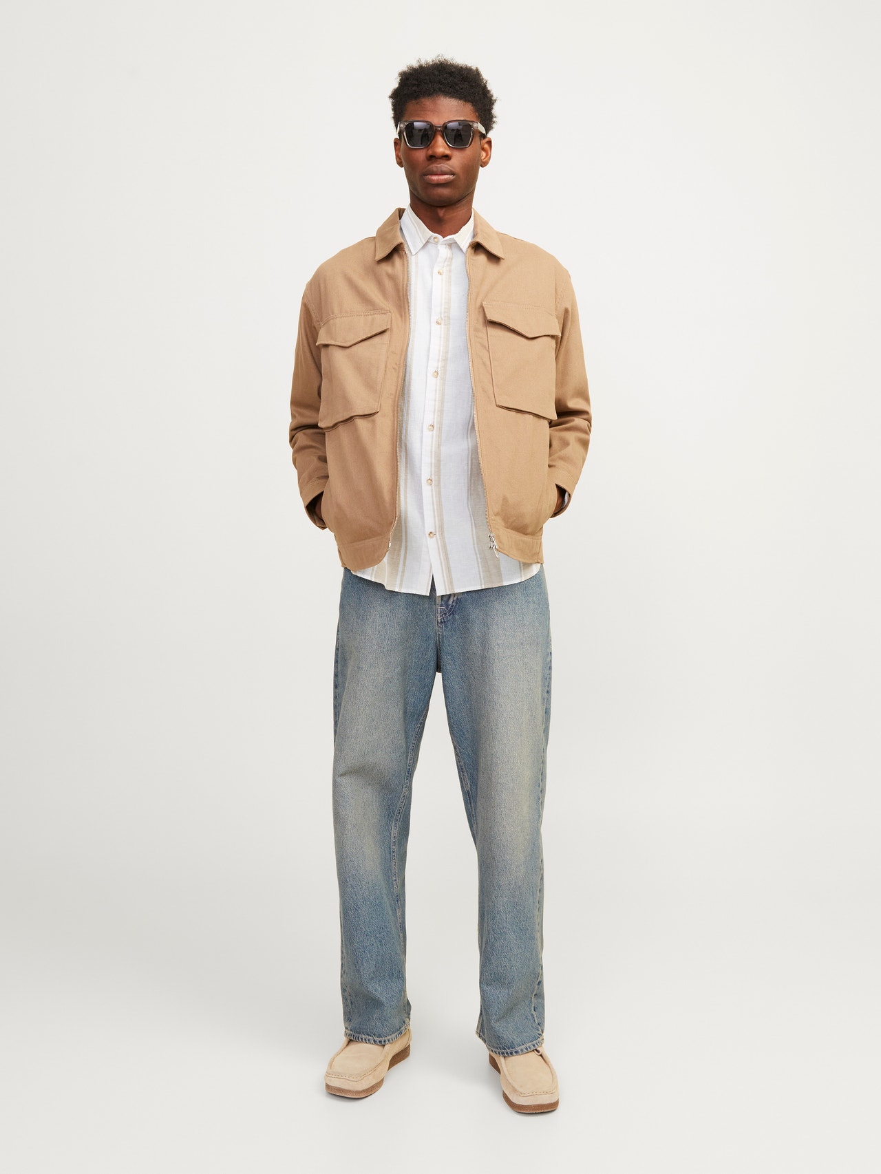 Jack & Jones Mugav lõige Särgid -White - 12248384