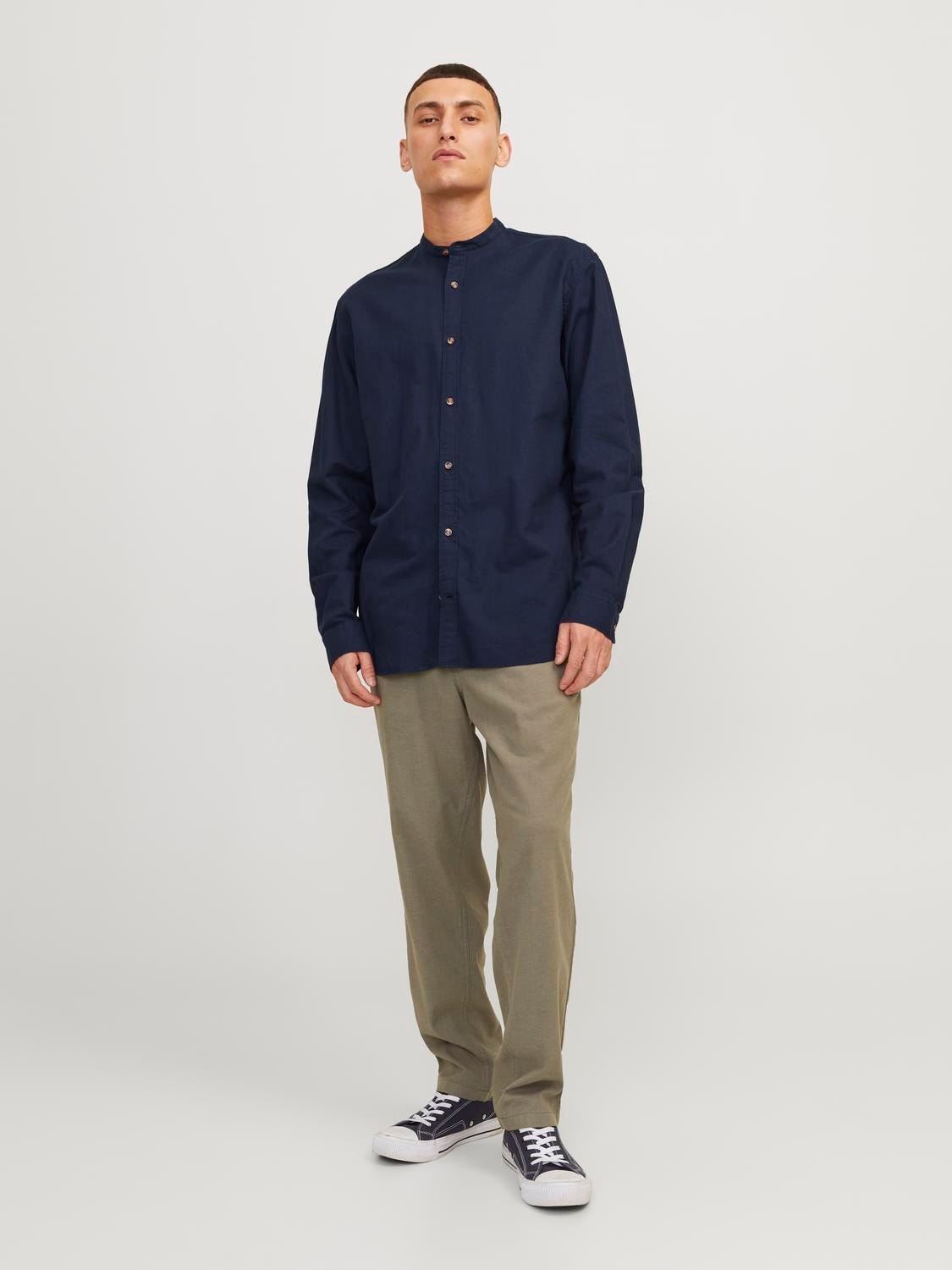 Jack & Jones Comfort Fit Shirt -Navy Blazer - 12248385