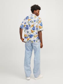 Jack & Jones Relaxed Fit Marškiniai -Cloud Dancer - 12248408