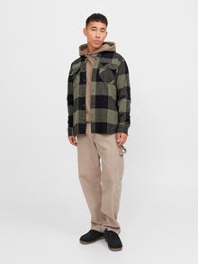 Jack & Jones Comfort Fit Paitatakki -Dusty Olive - 12248409