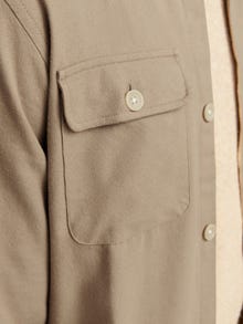 Jack & Jones Comfort Fit Overskjorta -Crockery - 12248409