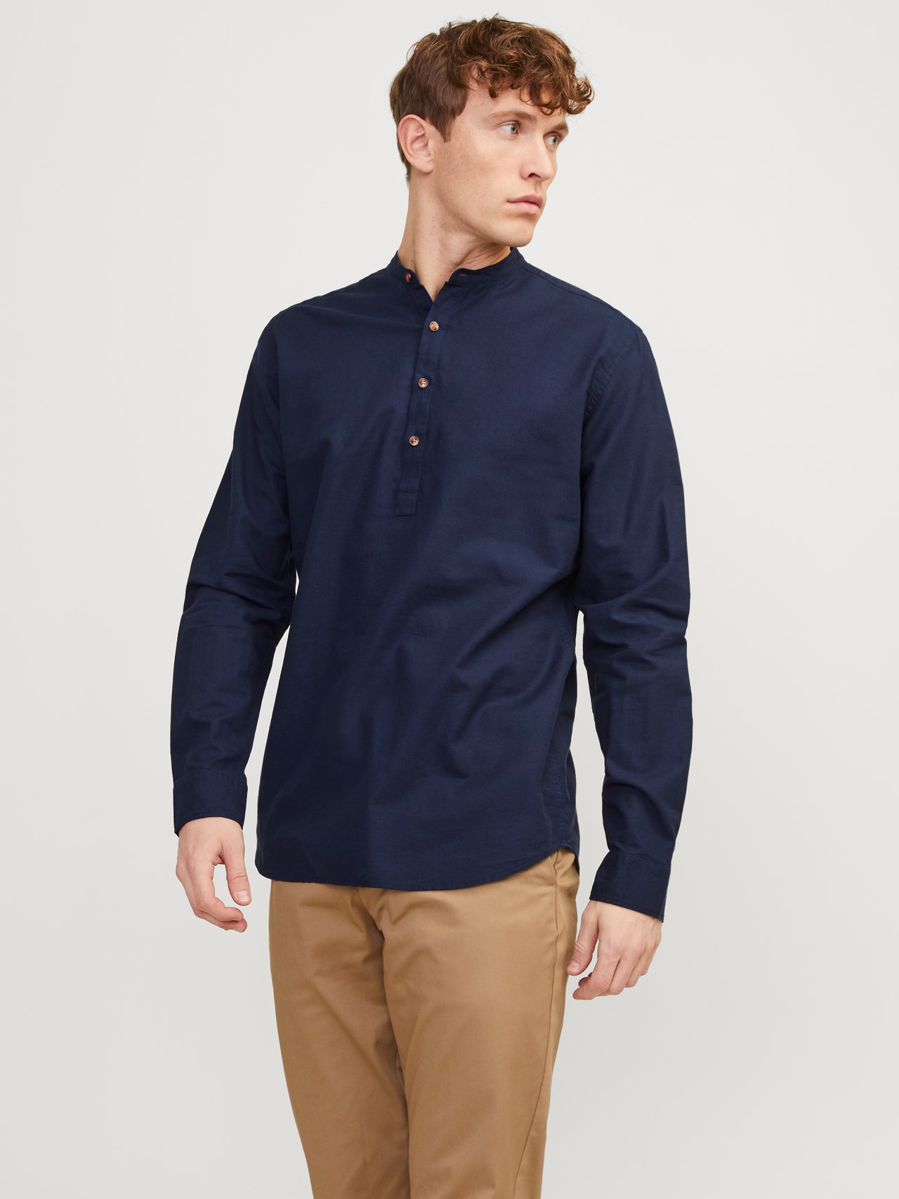 Jack & Jones Mugav lõige Särgid -Navy Blazer - 12248410