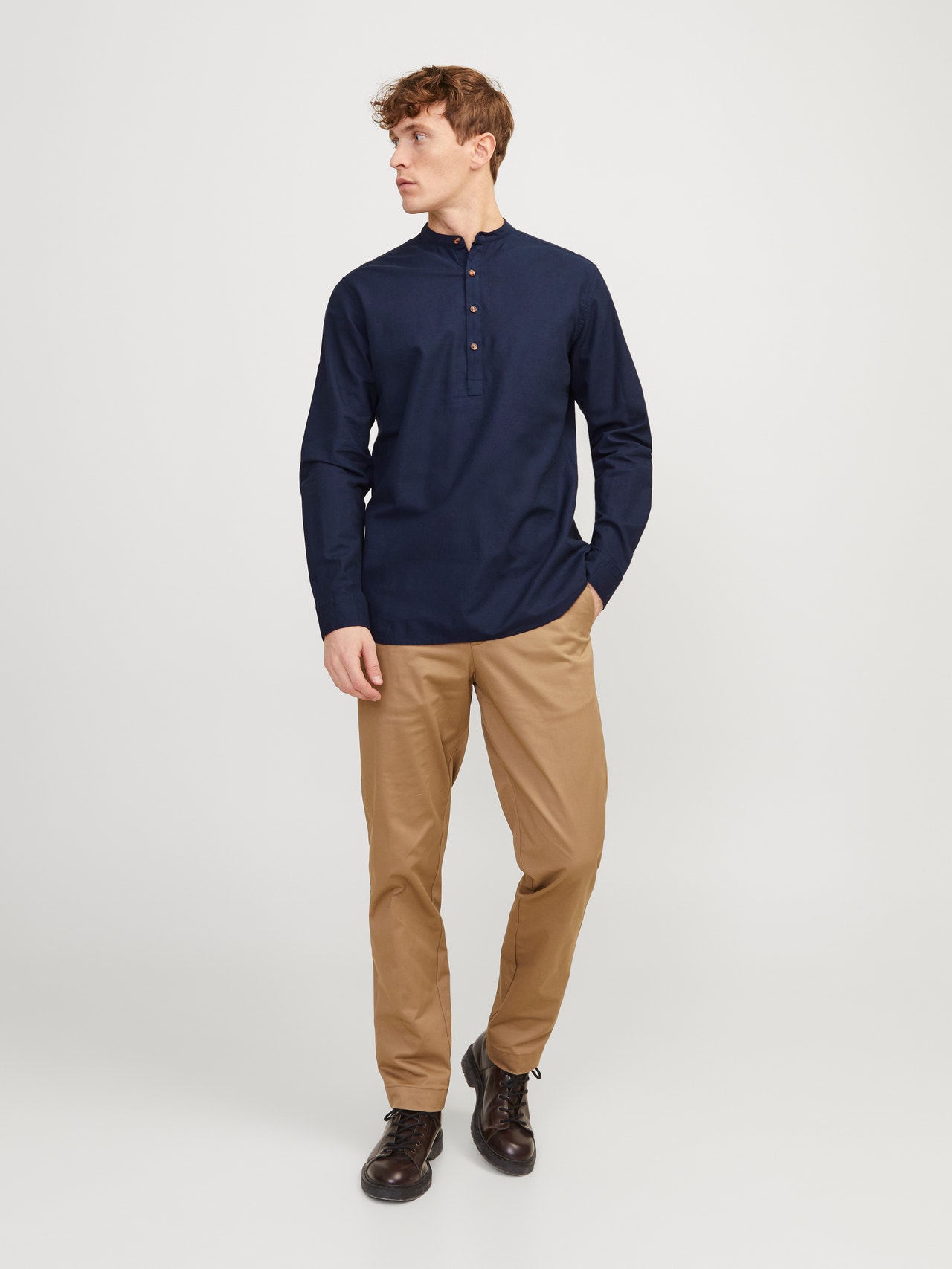 Jack & Jones Camisa Comfort Fit -Navy Blazer - 12248410