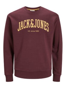 Jack & Jones Plain Crew neck Sweatshirt -Port Royale - 12248431