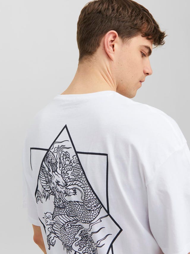 Jack & Jones Printed Crew neck T-shirt - 12248486