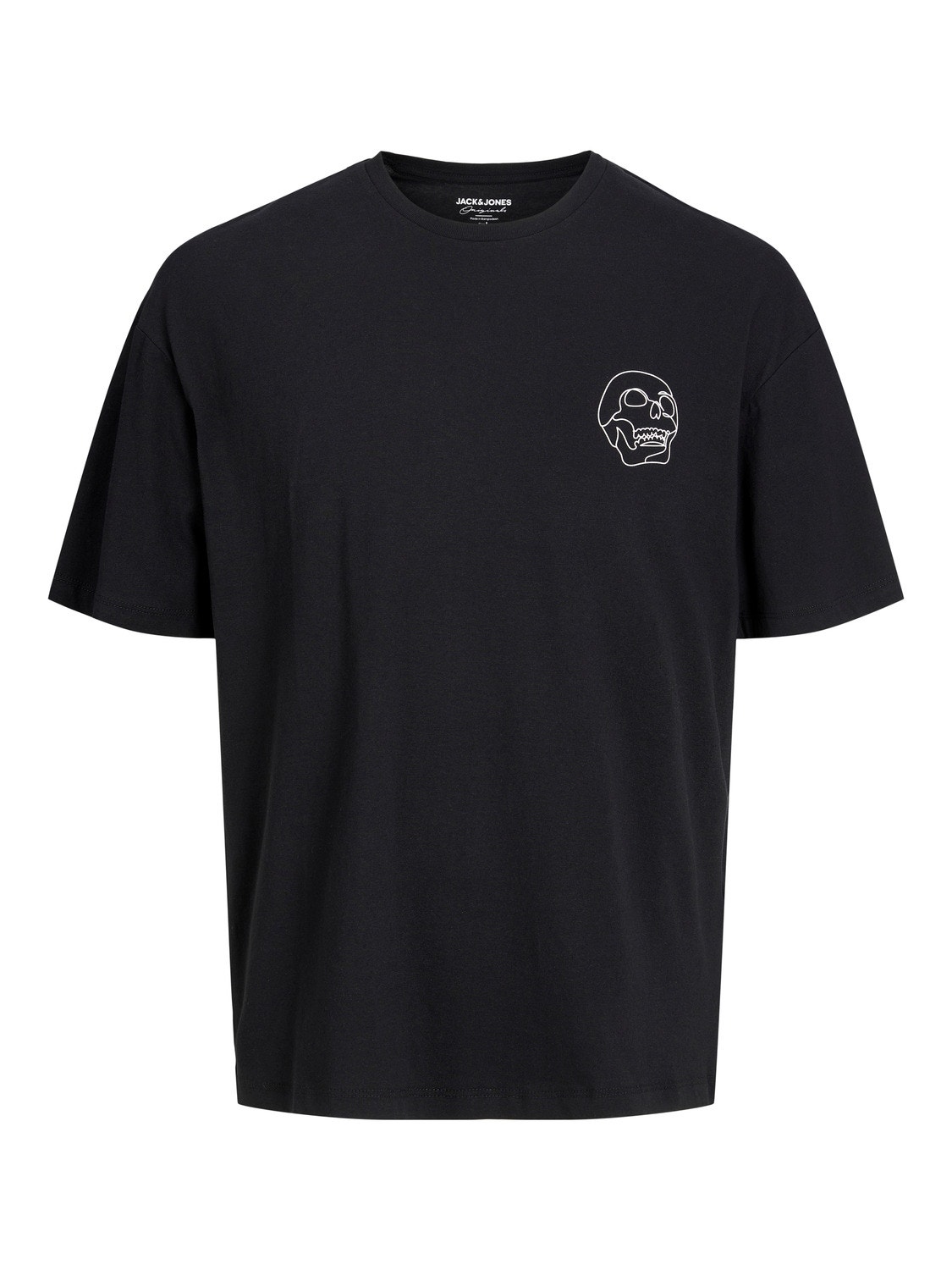 Jack & Jones Bedrukt Ronde hals T-shirt -Black - 12248498
