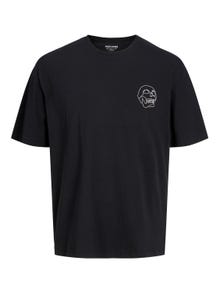 Jack & Jones Printet Crew neck T-shirt -Black - 12248498