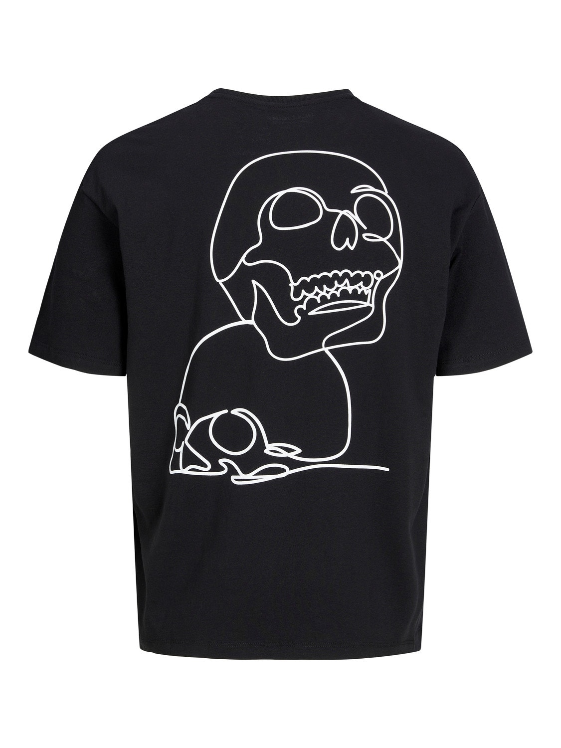Jack & Jones Printet Crew neck T-shirt -Black - 12248498