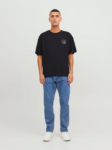 Jack & Jones Gedruckt Rundhals T-shirt -Black - 12248498
