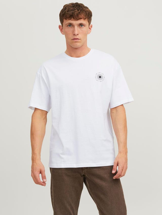 Jack & Jones Gedrukt Ronde hals T-shirt - 12248501