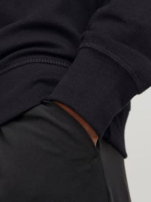 Jack & Jones Einfarbig Sweatshirt mit halbem Reißverschluss -Black - 12248505