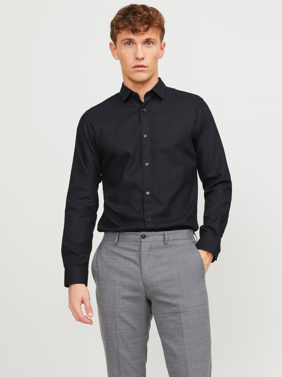 Jack & Jones Camisa Slim Fit -Black - 12248522