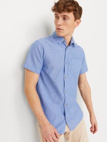 Jack & Jones Slim Fit Shirt -Ensign Blue - 12248524
